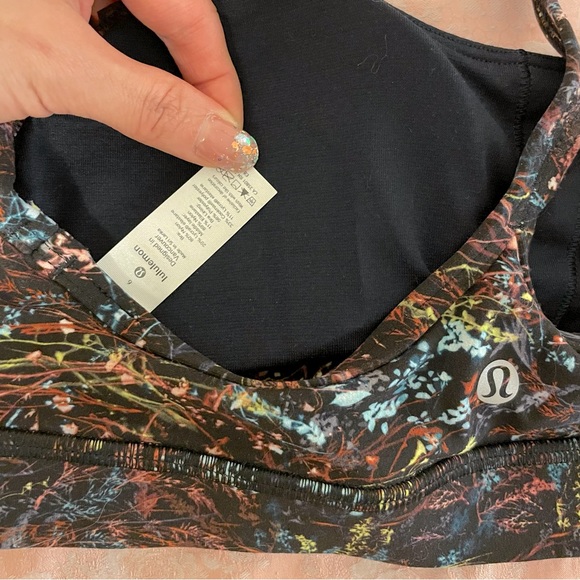 Lululemon Flow Y Nulu Bra in Foilage Overlay Multi Floral - Picture 5 of 5